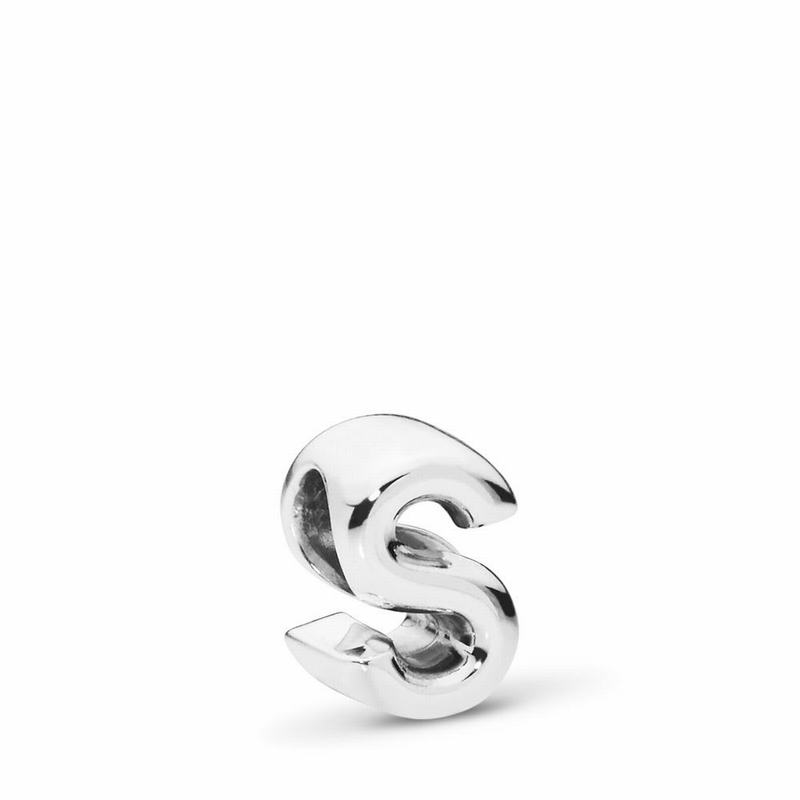 Pandora Letter S Charm Silver Egypt KE6231479
